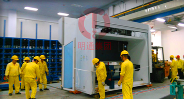 大型數控折彎機吊裝卸車移位服務圖2